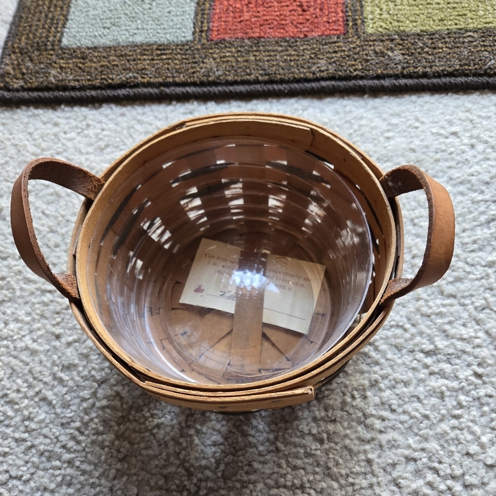 Longaberger Heartland Button Basket 1955 - Picture 2 of 4